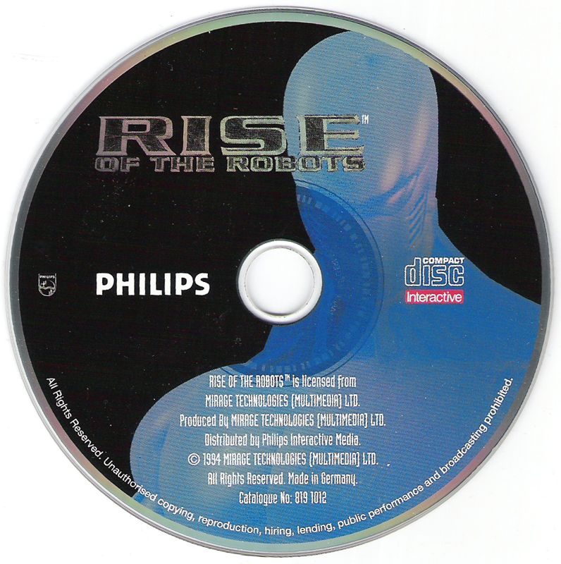 Rise of the Robots box art for CD-i
